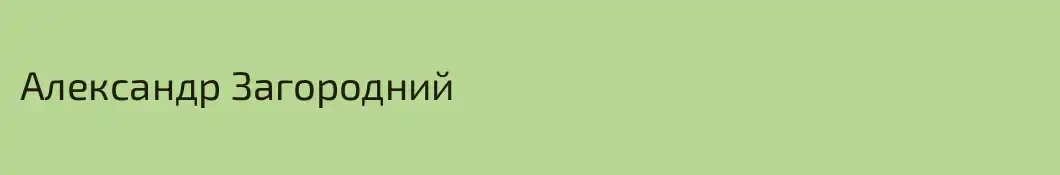 Александр Загородний